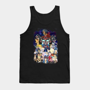 Gurren Lagann Characters Gurren Lagann Tengen Toppa Anime Manga Tank Top